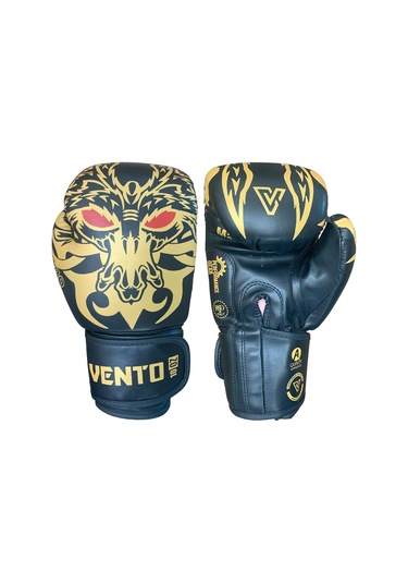 Vento Drago Boks Ve Kick-boks Eldiveni Siyah Siyah-altın