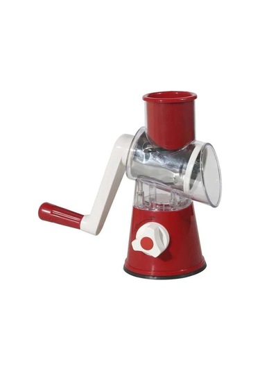 Çok Fonksiyonlu Sebze Kesici Yuvarlak Dilimleyici Mutfak Rulo Aletleri Alet Doğrayıcı Patates Havuç Peynir Rendeleyici Mutfak Robotu Kırmızı