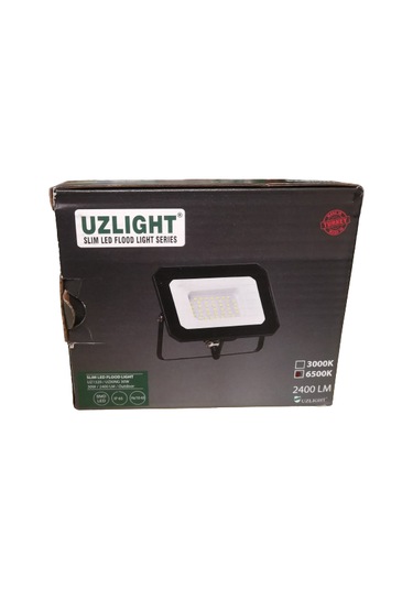 Uzlight 30w Slım Led Mini Projektör 6500k Beyaz Işık