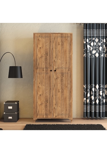 Moxen Mobilya D2 Askılı 2 Kapılı Dolap