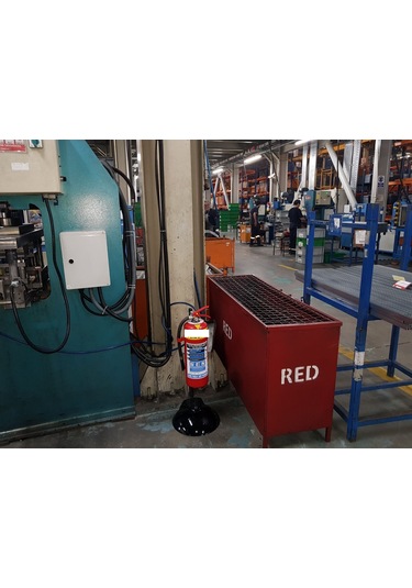 Yangın Tüpü Ayaklığı - Askılığı Devrilmez