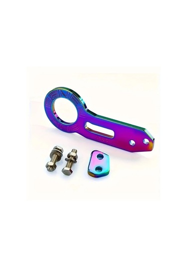 Xuweiwei Jdm Racing Siyah Aluminyum Alaşım Arka Çekme Kancası Modifiye Ben Araç Römork Kancası