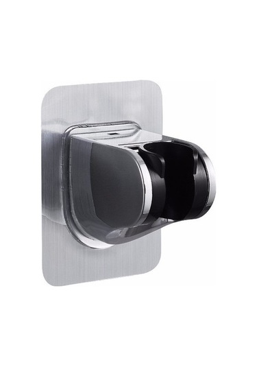 Primepickings Kanca Yok Shaı Yeni Varış Duş Başlığı Tutucu Duvara Monte Duş Tutucu Banyo Aksesuarı 7 Hız 2 Katlı Gri