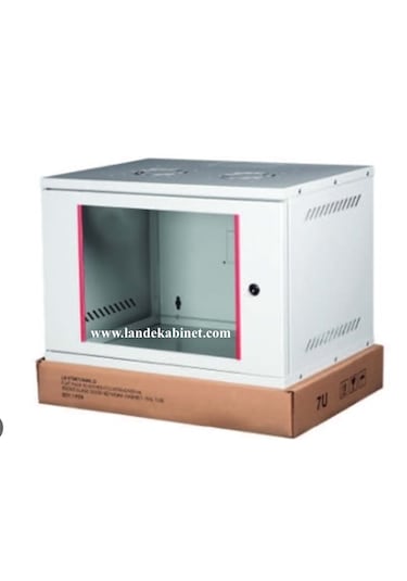 Lande 7u 19'' Stb Security Box Duvar Tipi Kabinet W 542 Mm D 400