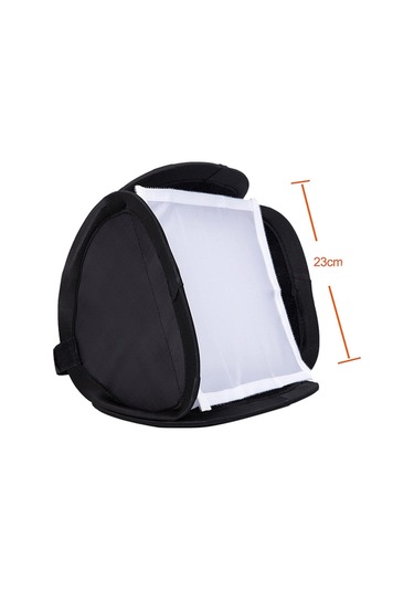 Raypro Tepe Flaşları için 23 x 23 CM Softbox Difüzör