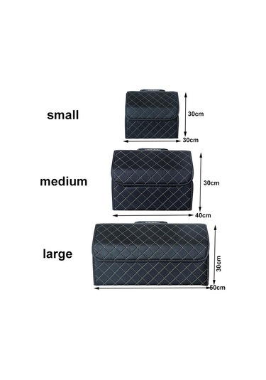 Araba Organizatör Taşınabilir Katlanır Araba Saklama Çantası İstifleme Toplama Araç Sedan Suv Aksesuarları Square Back Beige S Square Back Beige