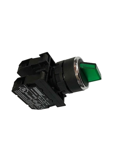 Emas B101sl30y Buton Start Seçici 1-0-2 2na Yeşil Işıklı