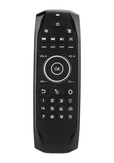 Ximistore9 Bluetooth 5.0 6-axis Jiroskoplu Işıklandırmalı Hava Fare, Akıllı Tv/android Kutusu İçin Kablosuz Kumanda, 10m Uzaklıkta Kullanıma Hazır Pil Dahil