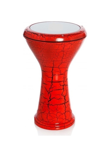 Profesyonel Alüminyum Renkli Çatlak Boyalı Model Darbuka-kılıflı