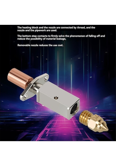 Nayomiglow K1/k1 Max 3d Yazıcı Isıtma Bloğu Aksesuarı İçin Yükseltilmiş K1 Hotend Kiti