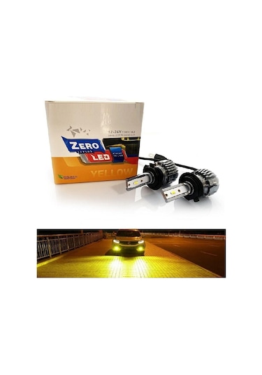 Photon Zero H7 Led Xenon Sarı Işık Fansız Led