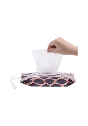 C-eva Islak Mendil Çanta Çevirme Kapağı Snap-askı Mendil Tutucu Kılıf Ev Taşınabilir Doldurulabilir Islak Mendil Kese Doku Kutusu Arabası Aksesuarları