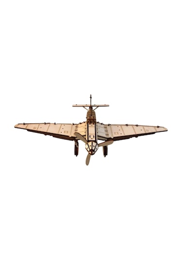 Ju 87 Savaş Uçağı Maketi - Kendin Yap Dıy Dekoratif Kit - 3d Puzzle