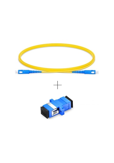 Fiber Internet Kablo Uzatma Paketi 2 Metre Sc-pc Sc-pc Patchcord Ve Konnektör