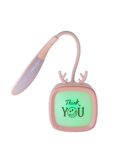 Tv Tasarımlı Kademeli Şarjlı Masa Lambası Led Lamba Akrobatik