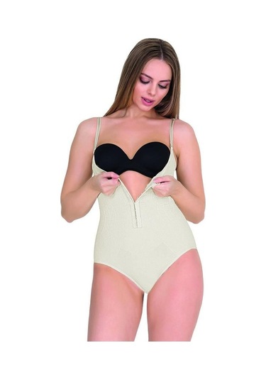 Form Time Bayan Agraflı Askılı Göğüs Altı Slip Body Korse 9105 001