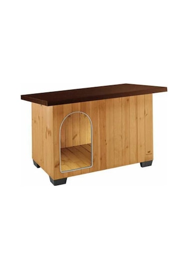 Ferplast Kennel Baita 120 Ahşap Köpek Kulübesi 117 x 64 x 73 CM