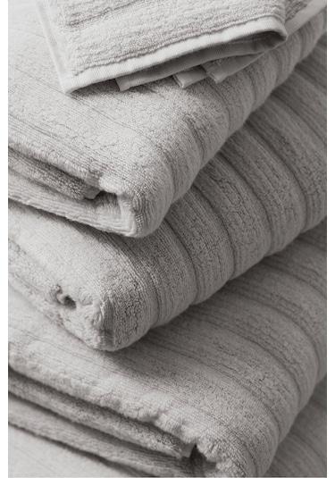 Hydrocotton Havlu Kabarık, Emici Ve Çabuk Kuruyan %100 Pamuklu Tekli Gri