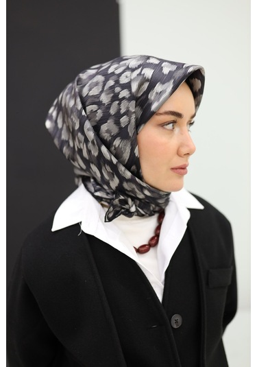 Silk Home Twill İpek Eşarp 11451-34 Füme