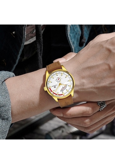 Yingfu Forsining Otomatik Mekanik Erkek Kol Saati - Deri Kayışlı A7 Model Çok Renkli Çok Renkli