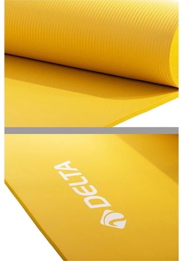 Delta Pilates Minderi Yoga Matı 15mm Sarı Mty-472