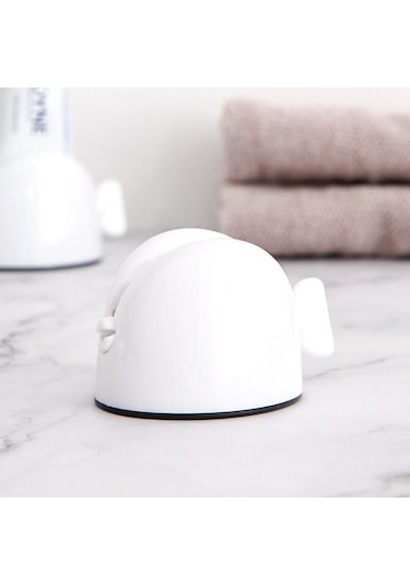 Kırmızı Banyo Aksesuarları Seti Haddeleme Diş Macunu Sıkacağı Tüp Diş Macunu Dağıtıcı Temizleyici Sıkacağı Diş Macunu Tutucu