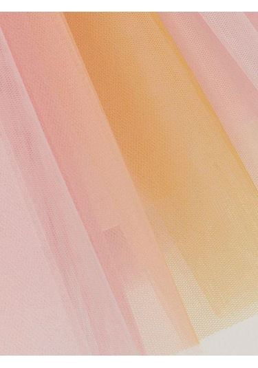 Kız Çocuk Renkli Tütü Etek-14828 Sarı