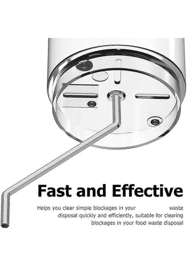 Çöp Öğütücü Anahtarı, 2'li Paket Çöp Öğütücü Altıgen Anahtar Aleti Insinkerator Garbagp20211224490 Gümüş İle Uyumlu Diğer