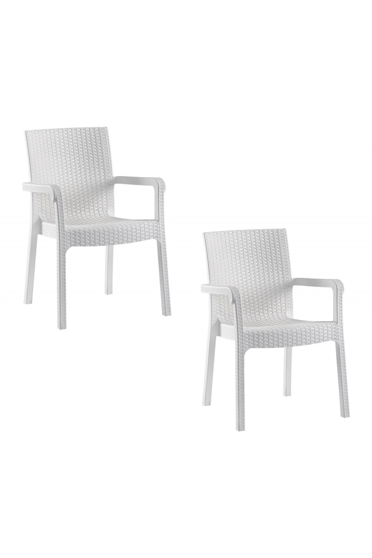 Holiday Markiz Sandalye 2 Li Set Beyaz