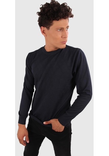 Alexandergardı Bisiklet Yaka Jakarli Kazak E20-511402 001