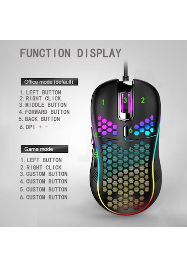 Valkyrie RGB 7200 Dpi Kablolu Oyuncu Mouse