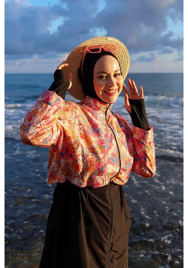 Tam Kapalı Tesettür Mayo Hale R2501 Hale01