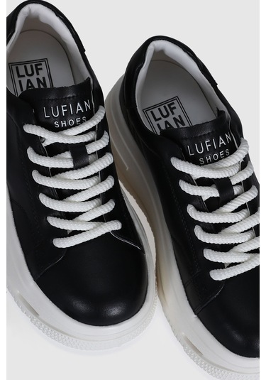 Lufian Agatha Kadın Sneaker Ayakkabı Siyah Siyah 121230007100100 Siyah