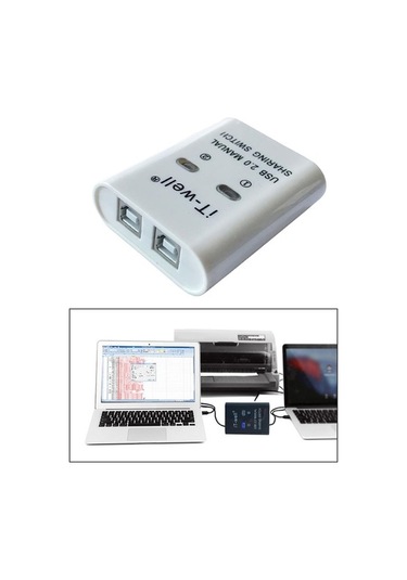 Trendooze Portatif 2'li 1 Arada Cihaz Usb Yazıcı Beyaz 60x70x20mm