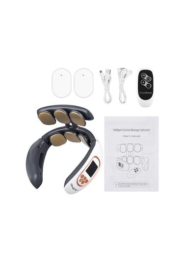 6d Elektrikli Boyun Geri Darbeli Masaj Aleti Darbe Şarj Altın