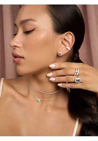 Miestilo 925 Ayar Gümüş Kafa Küpeler Tek Küpe, Deliksiz Küpeler. 241994104 beyaz