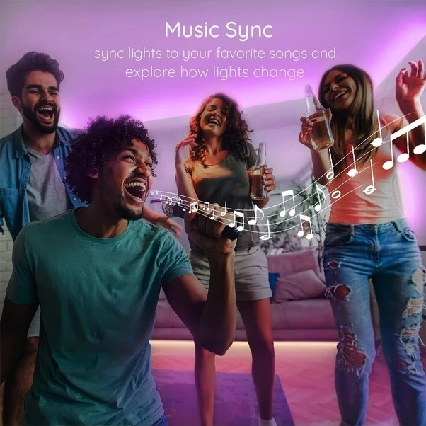 Trendooze Sunshine022 Rgb Led Şerit Işık 44 Tuşlu Uzaktan Kumanda