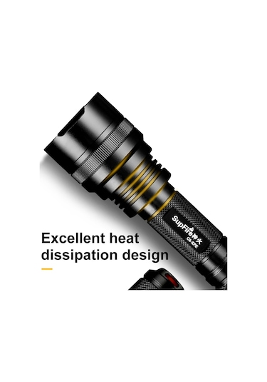 Cbtx Superfıre C8-h 1200lm Taşınabilir El Feneri Yüksek Parlaklık 15w Gece Lambası, 4000mah Pil İle