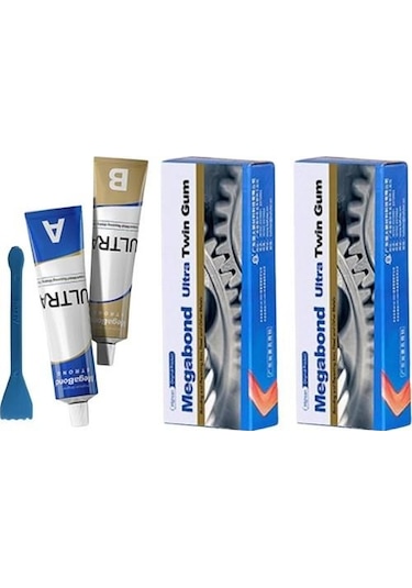 Megabond 1+1Pkt Çift Karışım Soğuk Kaynak Macun Yapıştırıcı 40Gr