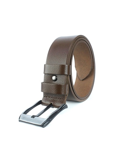 %100 Manda Derisi Erkek Kot Kemeri 4,5 Cm Açık Kahverengi Çok Renkli