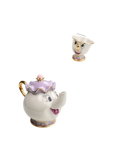 Luckystar1 Eternal Luck Güzel Ve Çirkin Seramik Çaydanlık Bardak Seti Çok Renkli