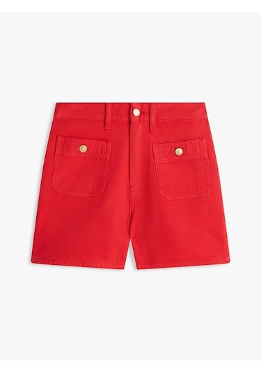 Tommy Hilfiger Dnm Clr Mını Short Hw Kadın Turuncu - Ww0ww49579