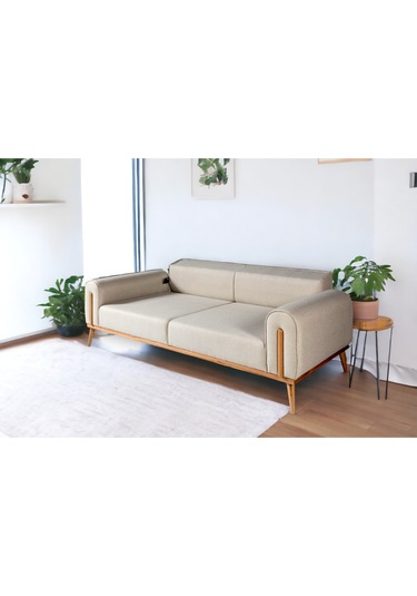 Neva Koltuk Takımı 3+3 Bej