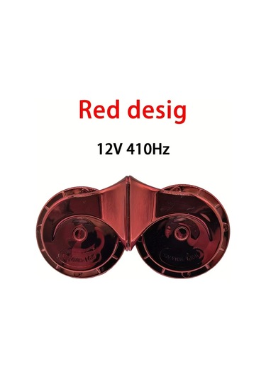 Hightower 1 Adet 12v Salyangoz Renkli Trompet Yüksek Sesli Alt Üst Zengin Altın Renk Korna Motosiklet