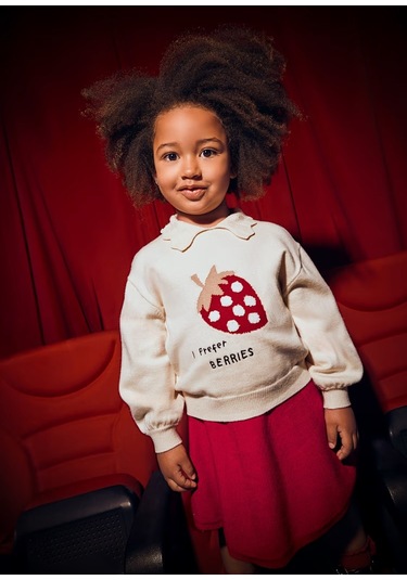 Mayoral Triko Kız Çocuk Etek Takım 4932 Kırmızı