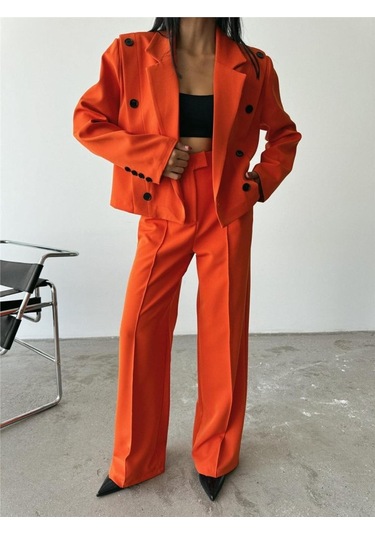 Ceket - Pantolon Takım - Orange Orange