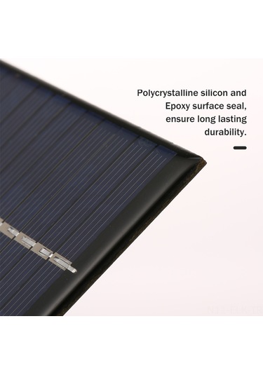 Xindoker 1.5w 12v Polikristal Güneş Paneli - Bahçe Aydınlatma Ve Şarj İçin Pratik Çözüm