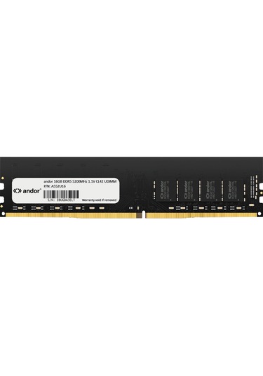 Andor A552U16 16 GB DDR5 5200 MHz Masaüstü (UDIMM) CL42 Ram