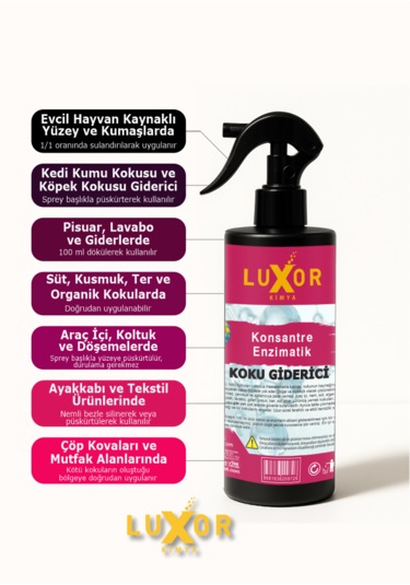 Luxor Kimya Konsantre Enzimatik Koku Giderici 200 Ml