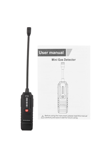 Habotest Ht66 Mini Gaz Dedektörü Ev Tipi El Tipi Yanıcı Siyah